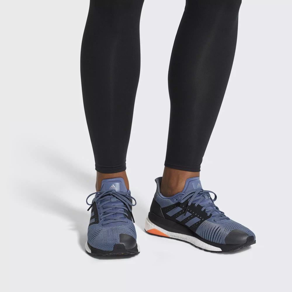 Adidas Solar Glide ST Tenis Para Correr Azules Para Hombre (MX-12018)